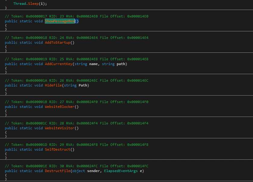 La funcionalidad de keylogger